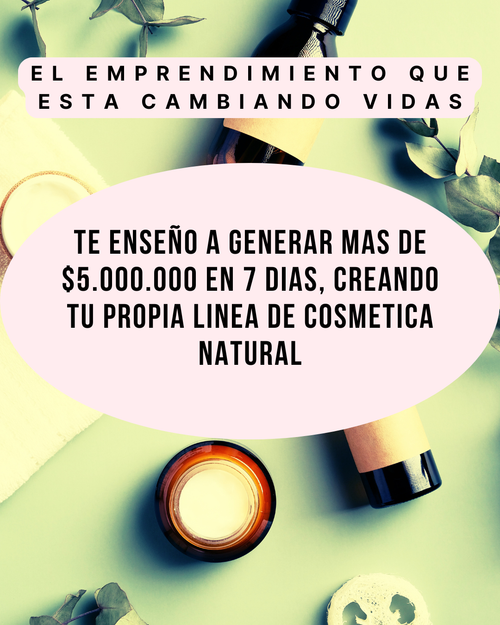 Transformá tus hábitos y emprendé con Cosmética Natural